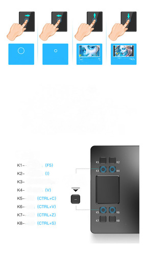 Veikk A50 Tableta Grafica Dibujo Digital Electrónica 10x6´´