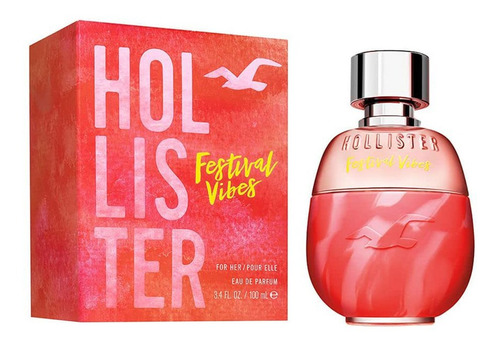 Perfume Hollister Festival Vibes  100ml Dama  ¡original¡