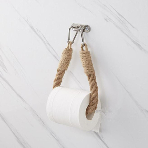 Soporte Para Papel Higiénico De Cuerda, Estilo Vintage,