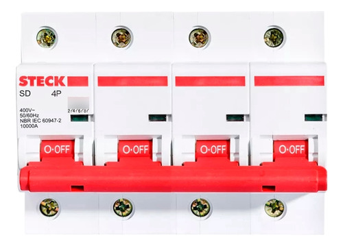 Termomagnetico 4x125a Sdd 10ka Curva C