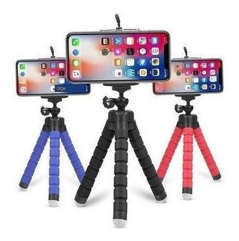 Mini Tripé De Mesa + Suporte Para Celular Kit Youtubers