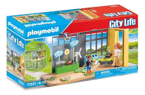 Figura Armable Playmobil City Life Aula Climatológica 52 Piezas 3+