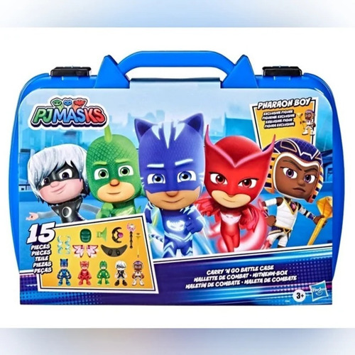 Maletín Pjmask Hasbro 15 Piezas Figuras De Acción