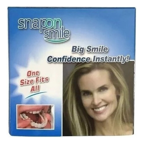Tampa De Dente Falso Superior Encaixe No Sorriso Perfeito Em