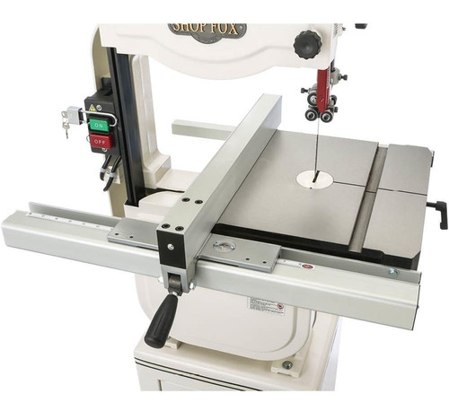 Imagen 4 de 7 de Sierra Cinta Industrial Shop Fox 1hp 14 Carpintero W1706