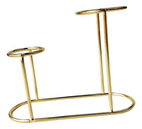 Soporte De Bola De Vidrio Base De Exhibición De Bola Dorado