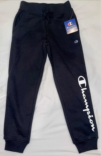 Champion Pantalón Jogging Negro Importado Talle S De Niños