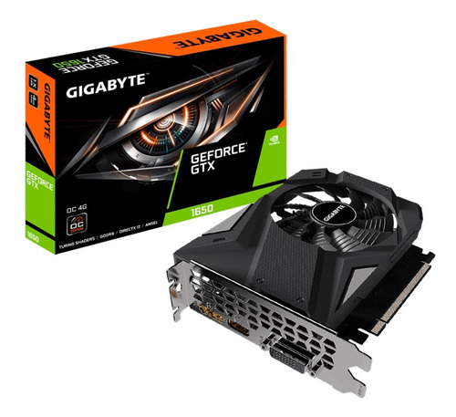 Placa De Video Gigabyte Geforce Gtx 1650 D6 Oc, 4gb, Gddr6