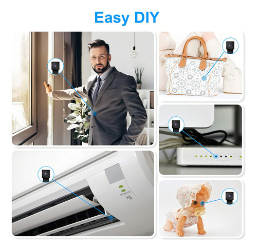 Mini cámara inalámbrica DIY Módulo 1080P WiFi Cámara IP