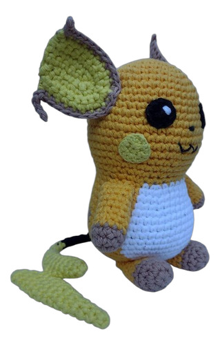 Pikachu Muñeco Tejido Pichu Raichu Pikachu