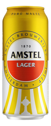 Cerveja Amstel Lager lata 473ml