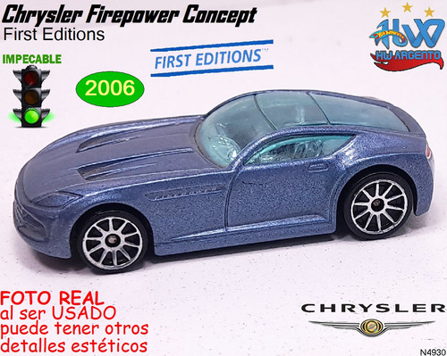 Hot Wheels Usado Hwargento Chrysler Firepower Concept N4930