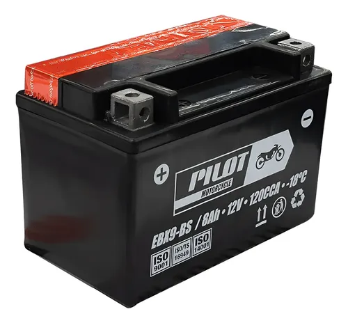 Batería Pilot Moto Ebx9-bs 12v 8ah 120cca | Cuotas sin interés