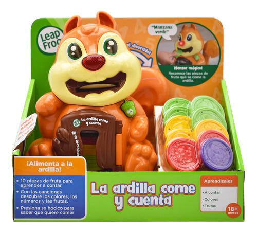 La Ardilla Come Y Cuenta 10 Fichas Luz Y Sonido Leap Frog