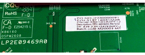 Main Fuente Onn 515y16031m28 Tpd.ms1603.pb7 Modelo 100018254 (Usado)