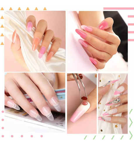 Kit Geles Esmalte Kit Para Uñas Con Lámpara Led/uv Manicura
