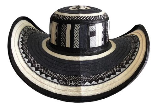 Sombrero Vueltiao 21 Vueltas Fibras Diseño Exclusivo Marron