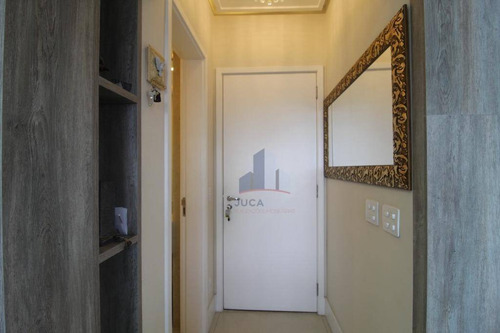 Imagem 3 de 30 de Century Plaza Residence: Apartamento Mobiliado Com 3 Suítes, Varanda Gourmet, À Venda, 107 M² Por R$ 800.000 - Vila Homero Thon - Santo André/sp - Ap1183