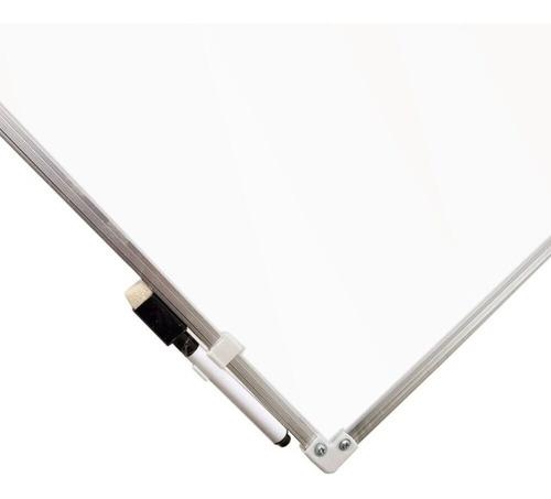 Imagem 4 de 4 de Lousa Quadro Branco 35x50 Moldura De Aluminio Para Recados