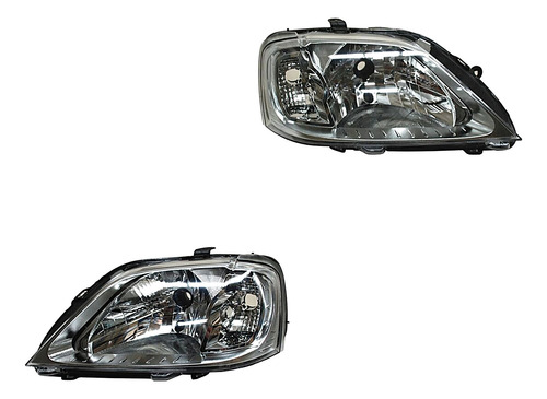 Par Faros Nissan Aprio 2008 2009 2010 Fondo Cromado Bsj