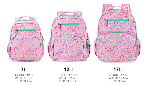 Mochila Ideal Para Ninos En Preescolar Y Jardin -unicornios