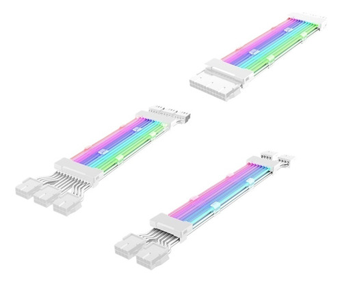 Funda De Pc Psu Extension Argb Cable Atx 2x8 Pines Pci-e Gpu