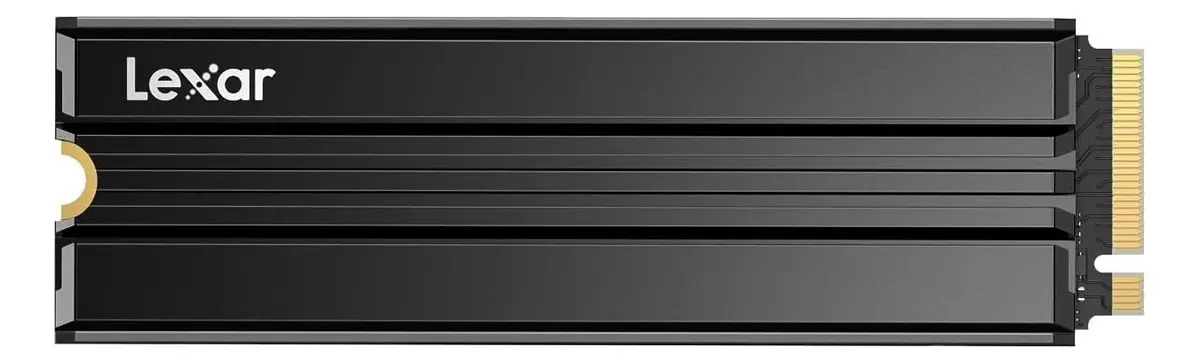Ssd Lexar Nm790 2tb M.2 2280 Pci-e 4.0 Gen4 7400mbps Nvme Com Heatsink | Dissipador De Calor - Playstation 5 | Ps5 Modelo Lnm790x002t-rn9nu Cor Preto