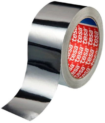 Cinta De Aluminio Tesa. Ideal Reparaciones- Rollo 50mm X 10m