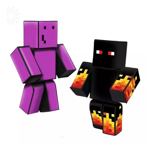 Bonecos Melzinha + Mel 35 cm Turma Do Problems Minecraft, Magalu Empresas