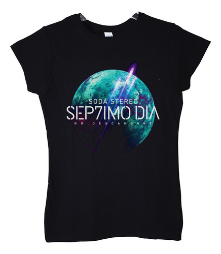Polera Mujer Soda Stereo Septimo Dia No De N Pop Abominatron