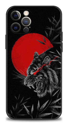 Funda De Teléfono Japan Samurai Oni Mask Tiger Lion Para Iph