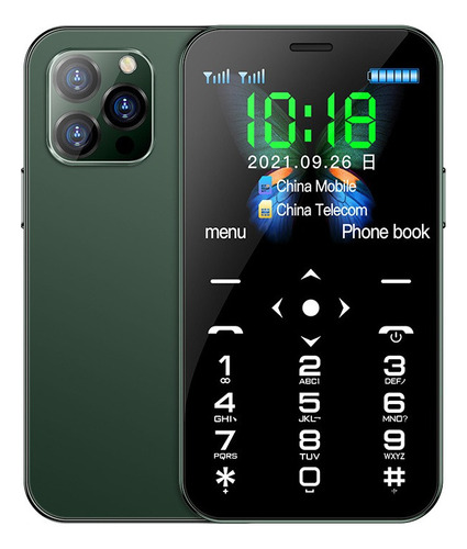 Soyes D13 Mini Card Teléfono 900mah Dual Sim Tipo-c Sos