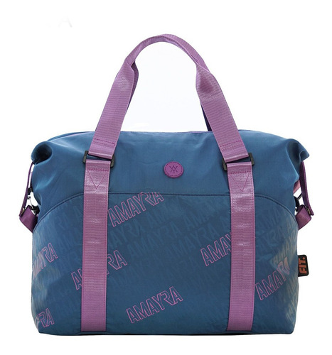 Imagen 5 de 10 de Bolso Amayra Viaje Urbano Deportivo Grande Dama Mujer Mano