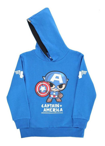Poleron Niño Marvel Capitan America Avengers