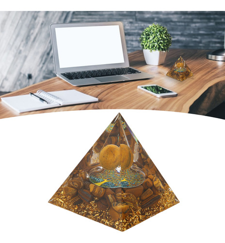 Ornamento De Pirâmide De Cascalho Triangular