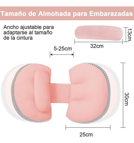 Almohada De Embarazo Mujer Maternidad Con Cintura