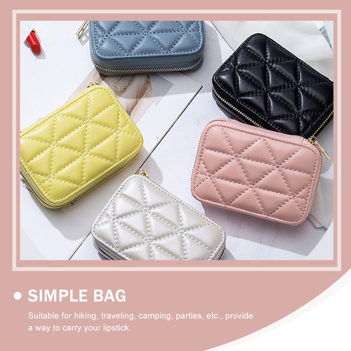 1 Bolsa De Almacenamiento De Lápiz Labial Portátil Bolsa De