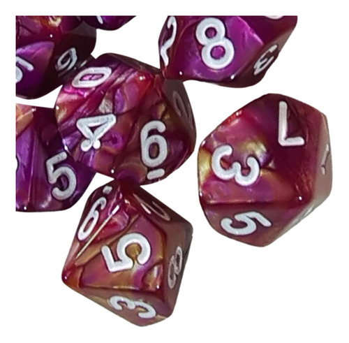 Brinquedos Para Festas 16mm Vermelho Roxo
