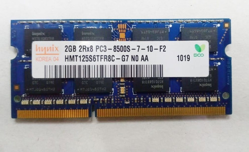 Memoria Ram Hynix 1gb 2rx8 Pc2-5300s-555-12 (Usado)