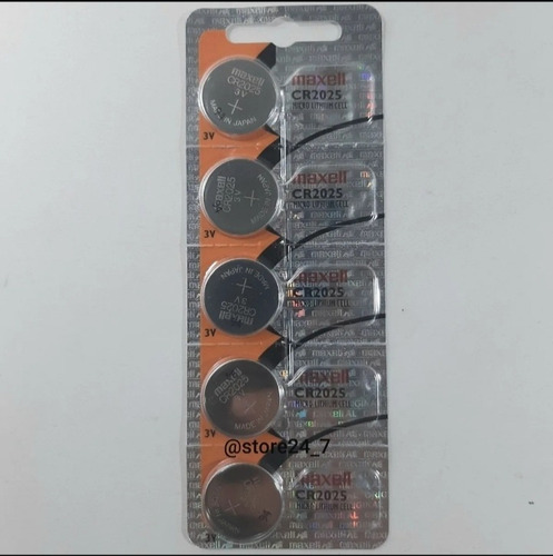 Imagen 6 de 7 de Pilas Maxell Cr 2032 / 2025 3v Y Panasonic 2032. Blister 5
