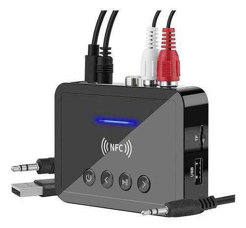 Transmisor Receptor Fm Estéreo Aux De 3,5 Mm Con Conector R