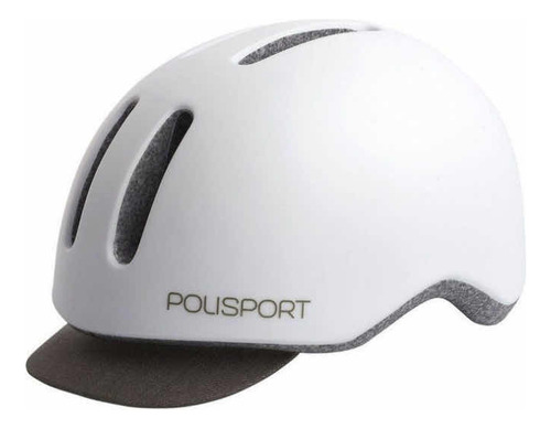 Casco Bicicleta Monopatín Skate Polisport Con Luz