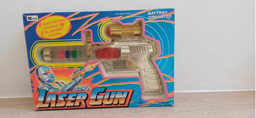 Juguete Antiguo Pistola Espacial Laser Gun - Decada 90´