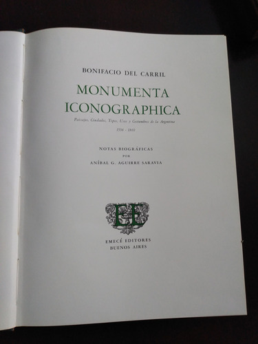 Monumenta Iconopraphica - Bonifacio Del Carril - 2 Tomos