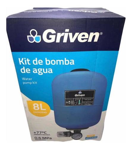 Kit De Bomba Hidro De Agua 8 Lts