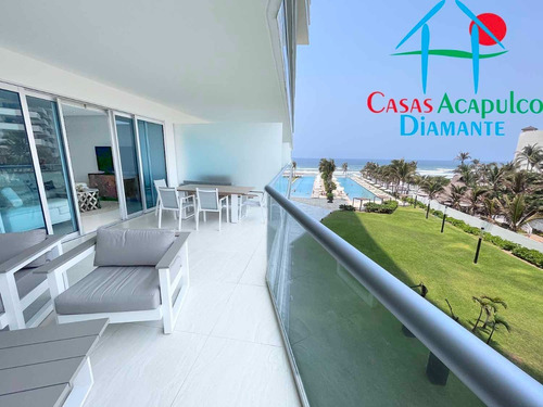 Imagen 12 de 26 de Cad Velera E2. Depa De Playa. Terraza Doble Con Vista Al Mar