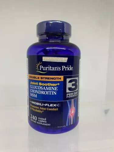 Glucosamina Chondroitin Msm 240 Tabletas Puritans Pride Usa*