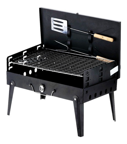 Parrilla Portátil Asador Plegable Acero Inox Tivoli