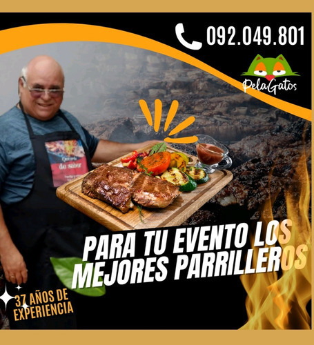 Imagen 2 de 5 de Servicio De Asador A Domicilio: Sabor +comodidad Garantizado
