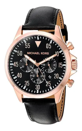 Reloj michael kors correa piel hot sale